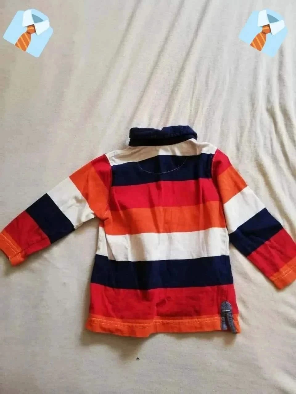 Body de bebê mangas longas 12-18 meses (80 cm) bom estado - estilo esportivo colorido boy dept – photo 2